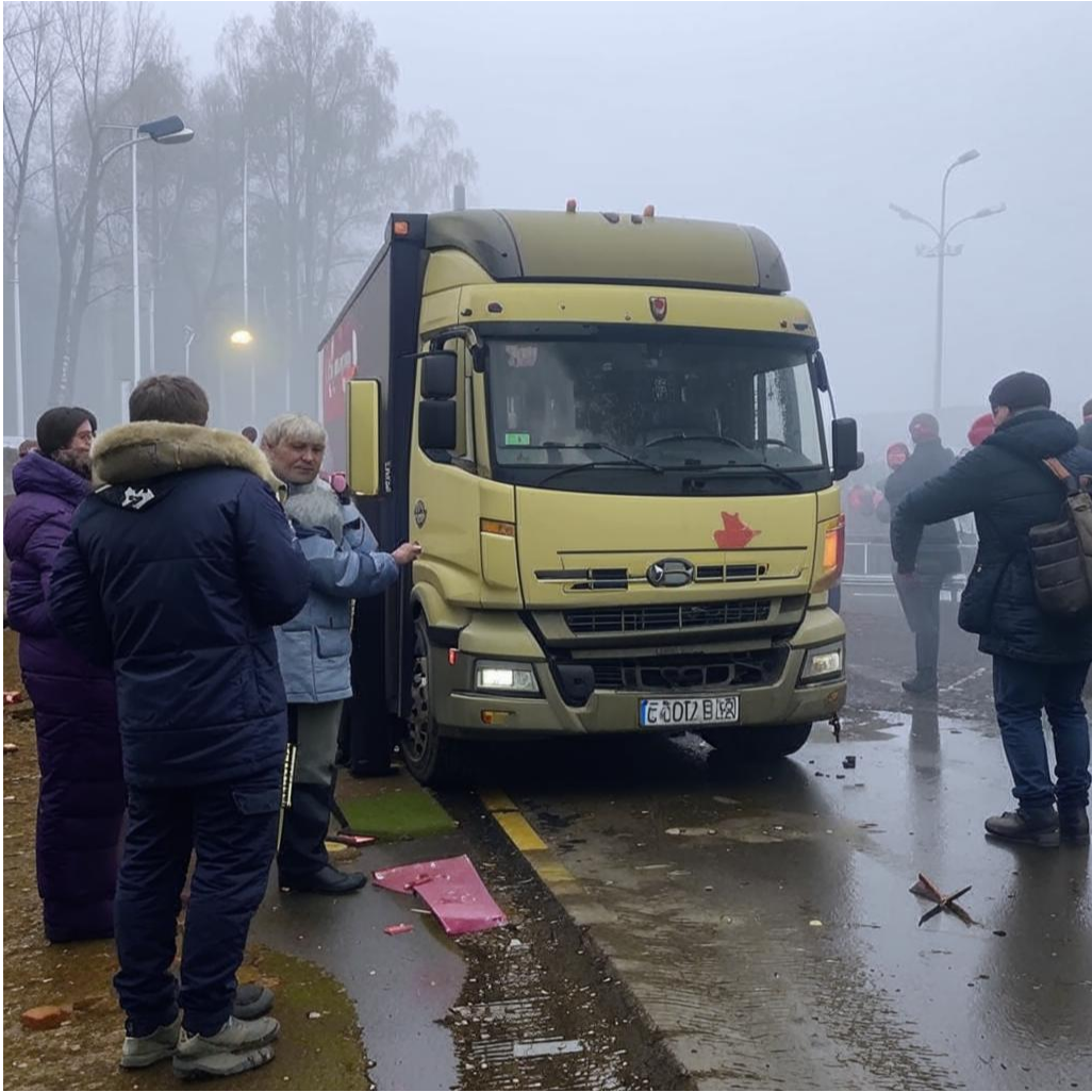 Нейросети. Кандинский. Автоавария в Новосибирске 27.05.2025