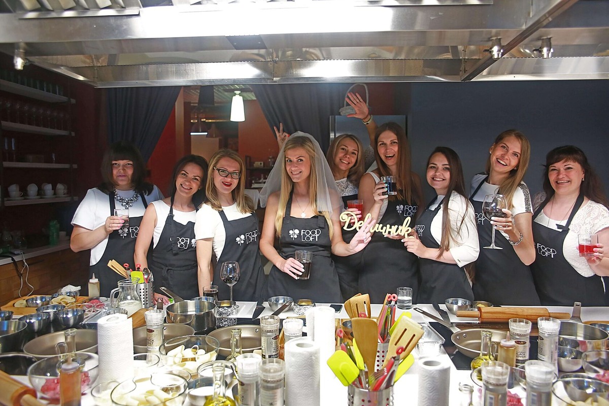 Девичник в кулинарной студии Санкт-Петербург