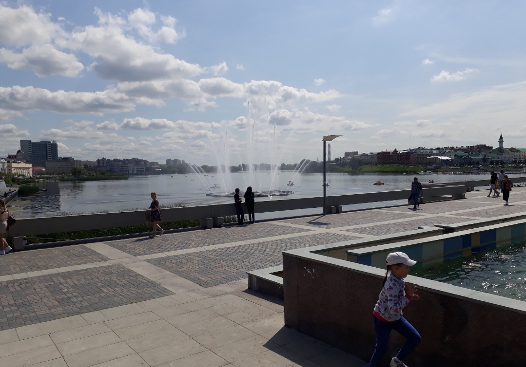 Озеро Кабан. Город Казань