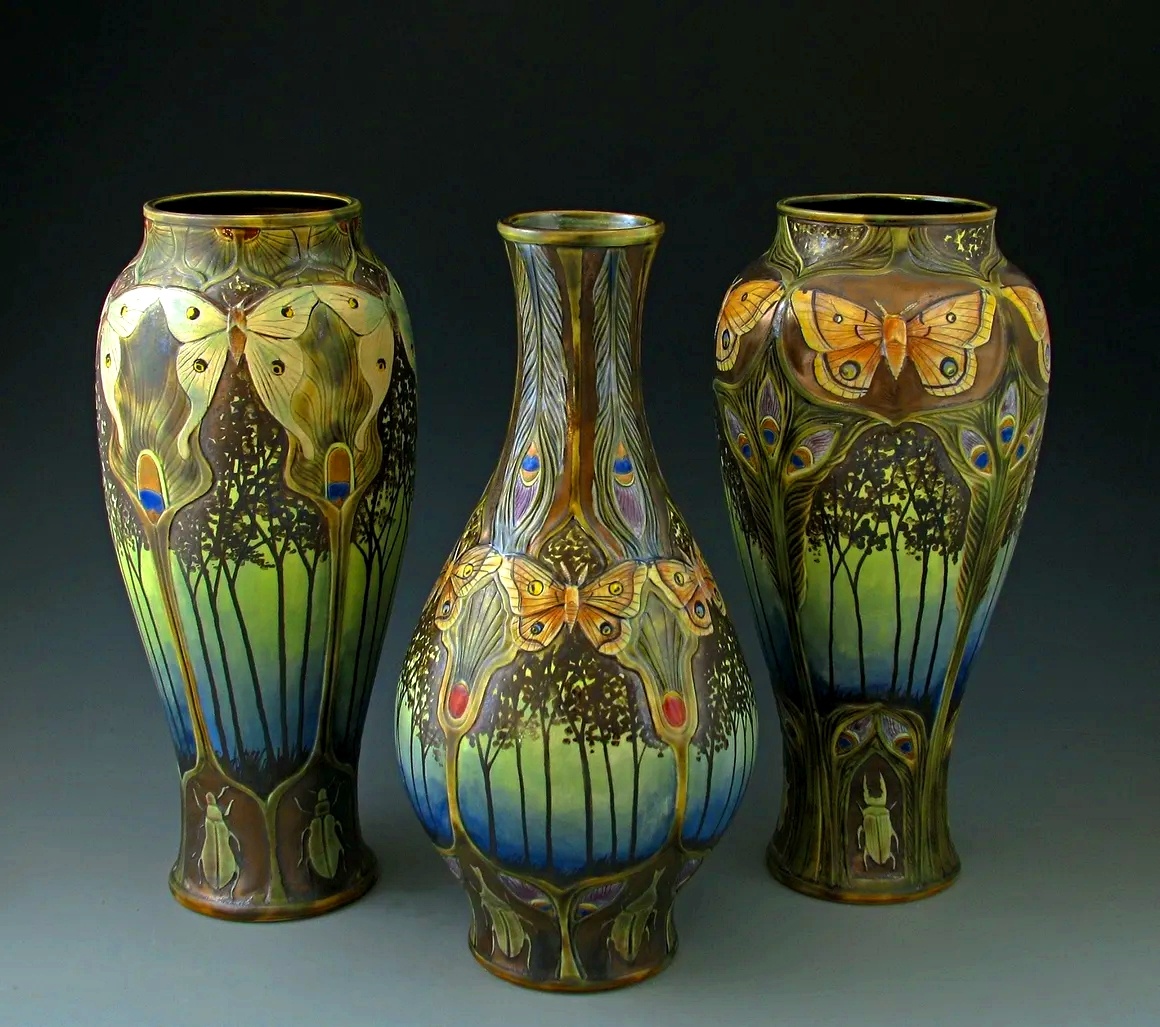 Вазы из серии "Жуки", Стефани Янг