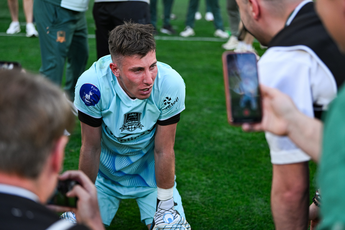 Вратарь "Краснодара" Станислав Агкацев. ФОТО ФК КРАСНОДАР 