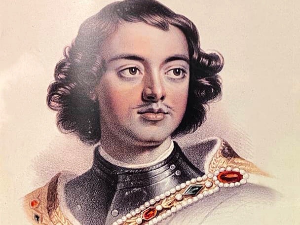 Петр Первый. С портрета С.Г. Кнеллера