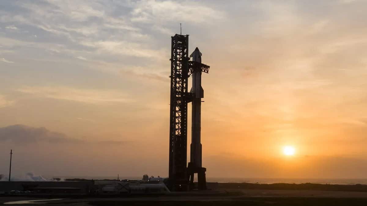    Starship Block 2 на стартовом столе / © SpaceX