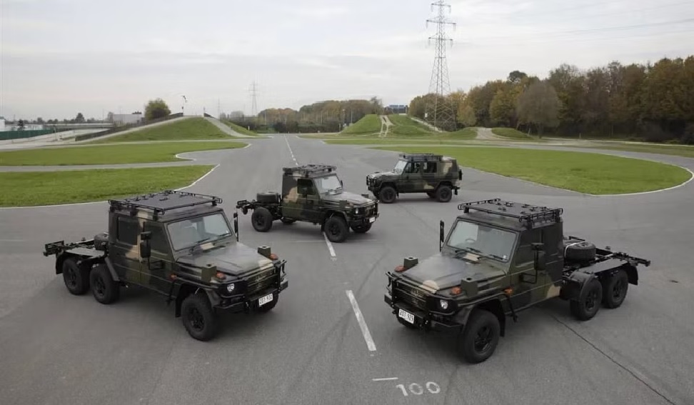 Основные версии внедорожников G-Wagon используемых армией Австралии