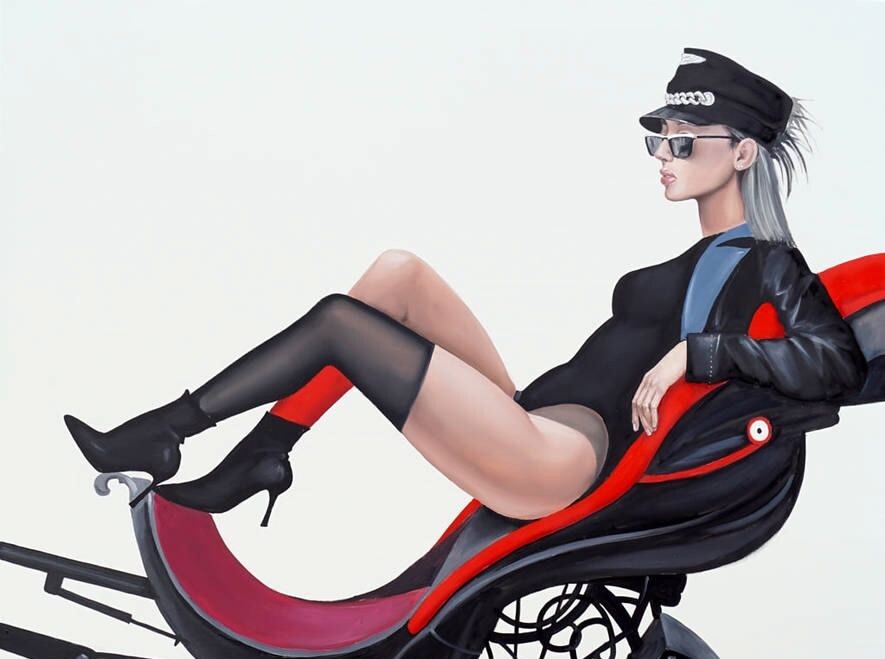 ФРАГМЕНТ КАРТИНЫ ХУДОЖНИКА АНДРЮСА КОВЕЛИНАСА / Andrius Kovelinas / *1958 / Литва / Польша /Ирландия