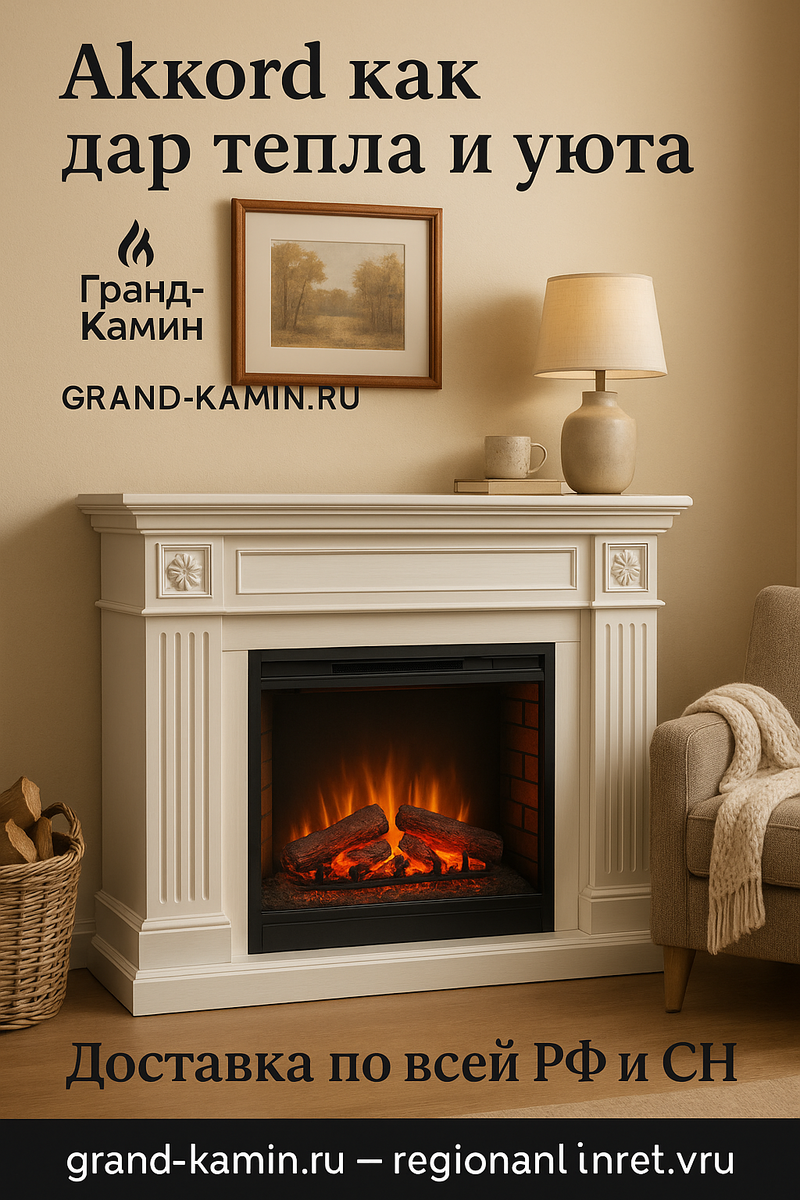    Каминокомплект Аккорд как дар тепла и уюта: создайте идеальный уголок в вашем доме Kamin