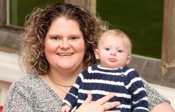 Луиза Браун с сыном