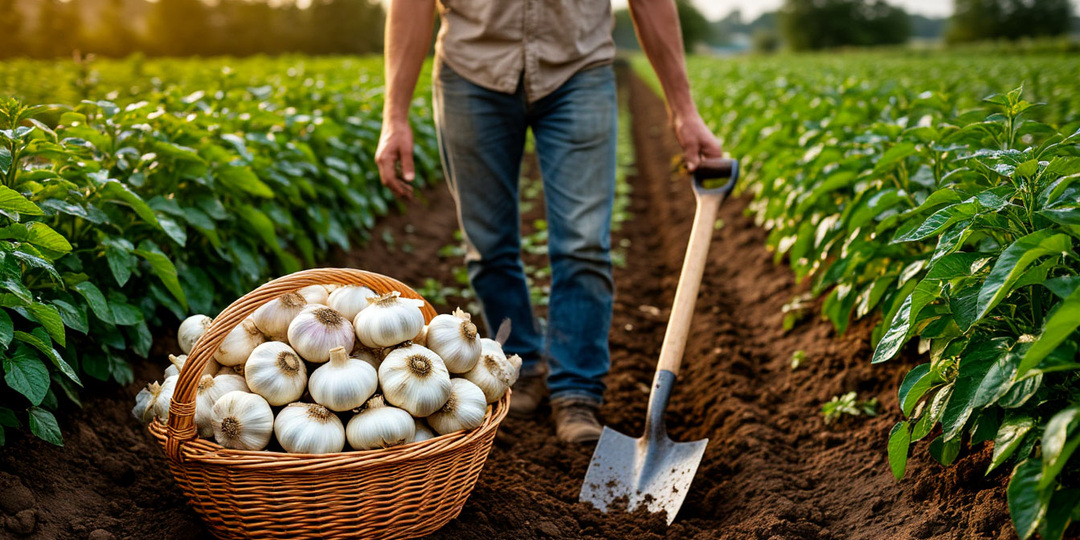 🌿 Не сыпьте золу! Сода спасает чеснок: 1 ст.л. на ведро — чеснок размером с яблоко! (опыт на 50 растениях)