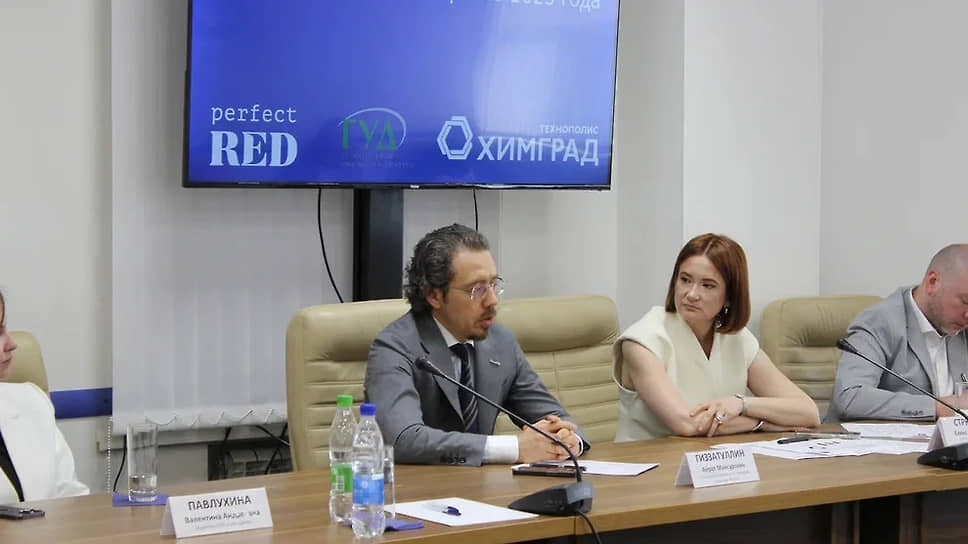 Гендиректор «Химграда» Айрат Гиззатуллин на пресс-конференции «РГУД обзор рынка недвижимости Республики Татарстан по итогам первого квартала 2025 года».📷Фото: АО «Химград»