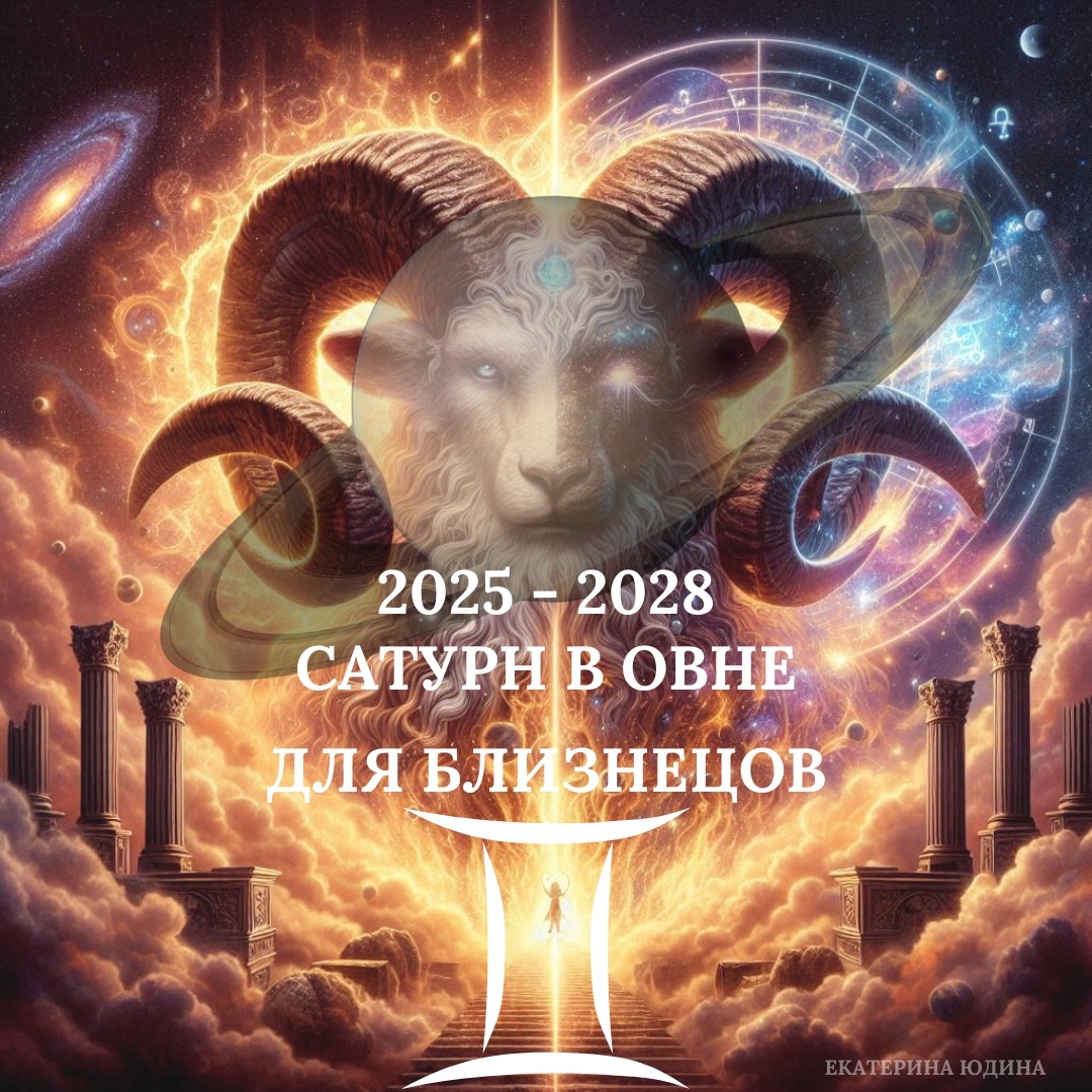Сатурн в Овне для Близнецов влияние 2025-2028. Астролог Екатерина Юдина 