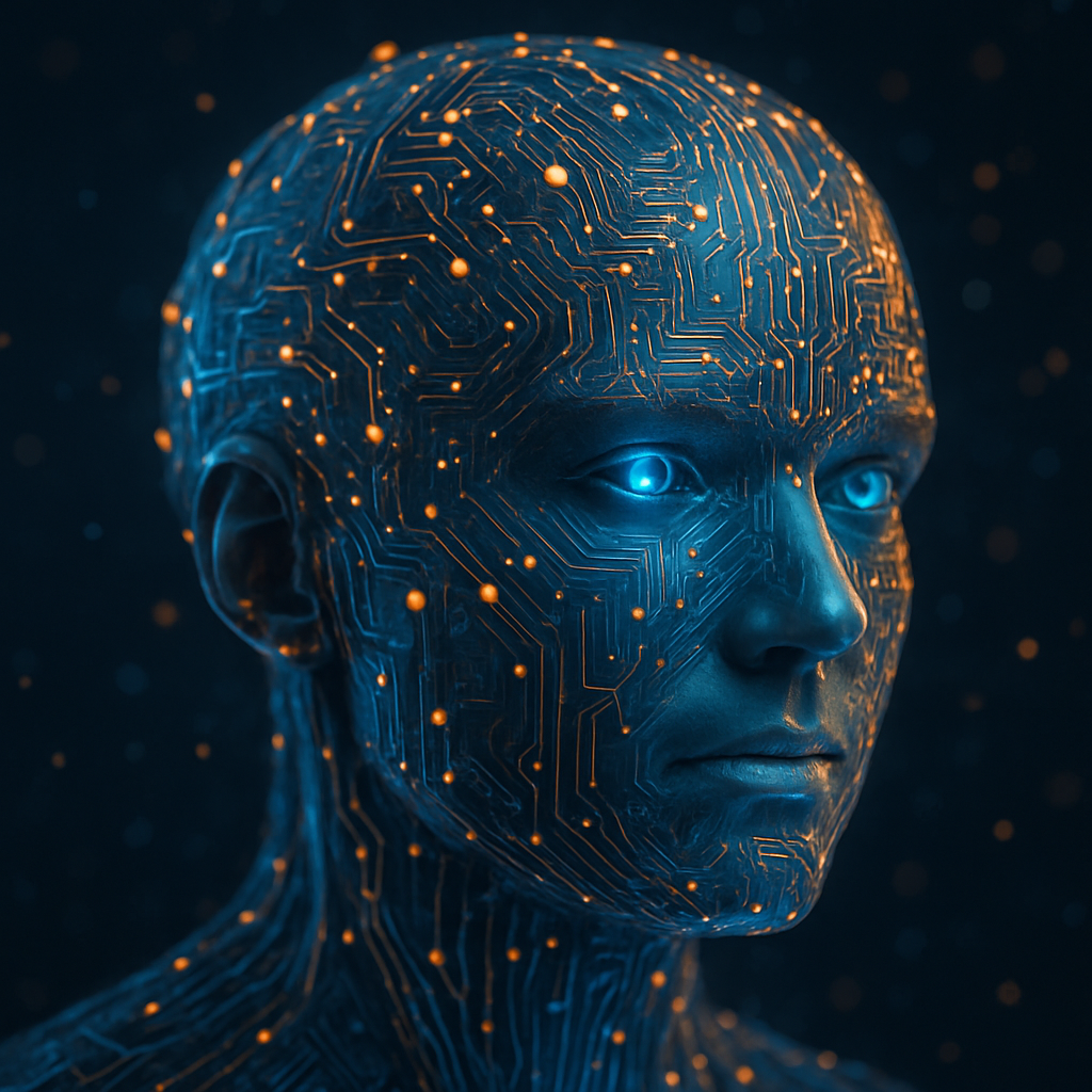 Как выглядит ИИ по мнению самого себя ?!