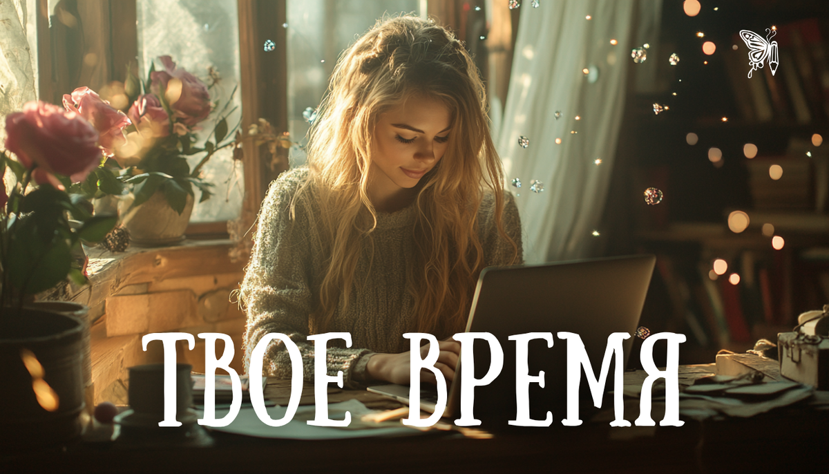 писатель за работой