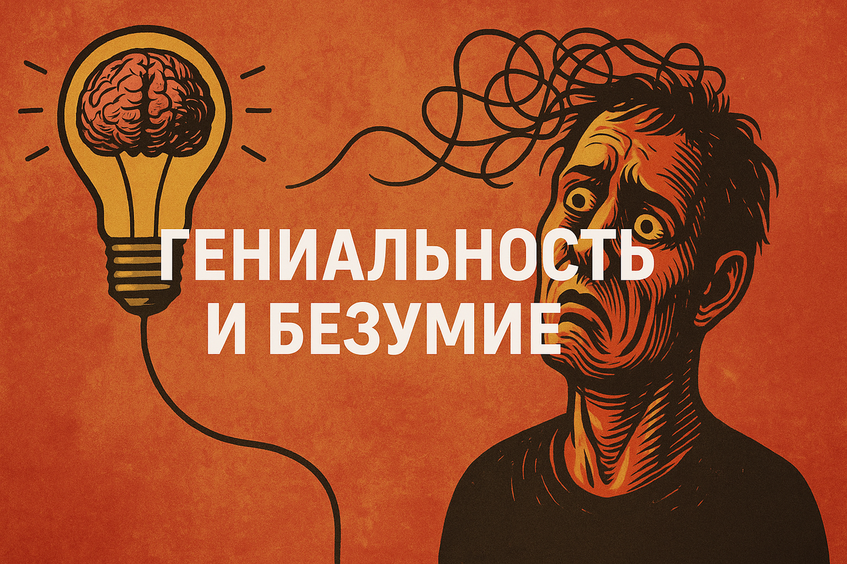 🧠 Гениальность и безумие: почему творческие умы часто сталкиваются с психическими расстройствами?