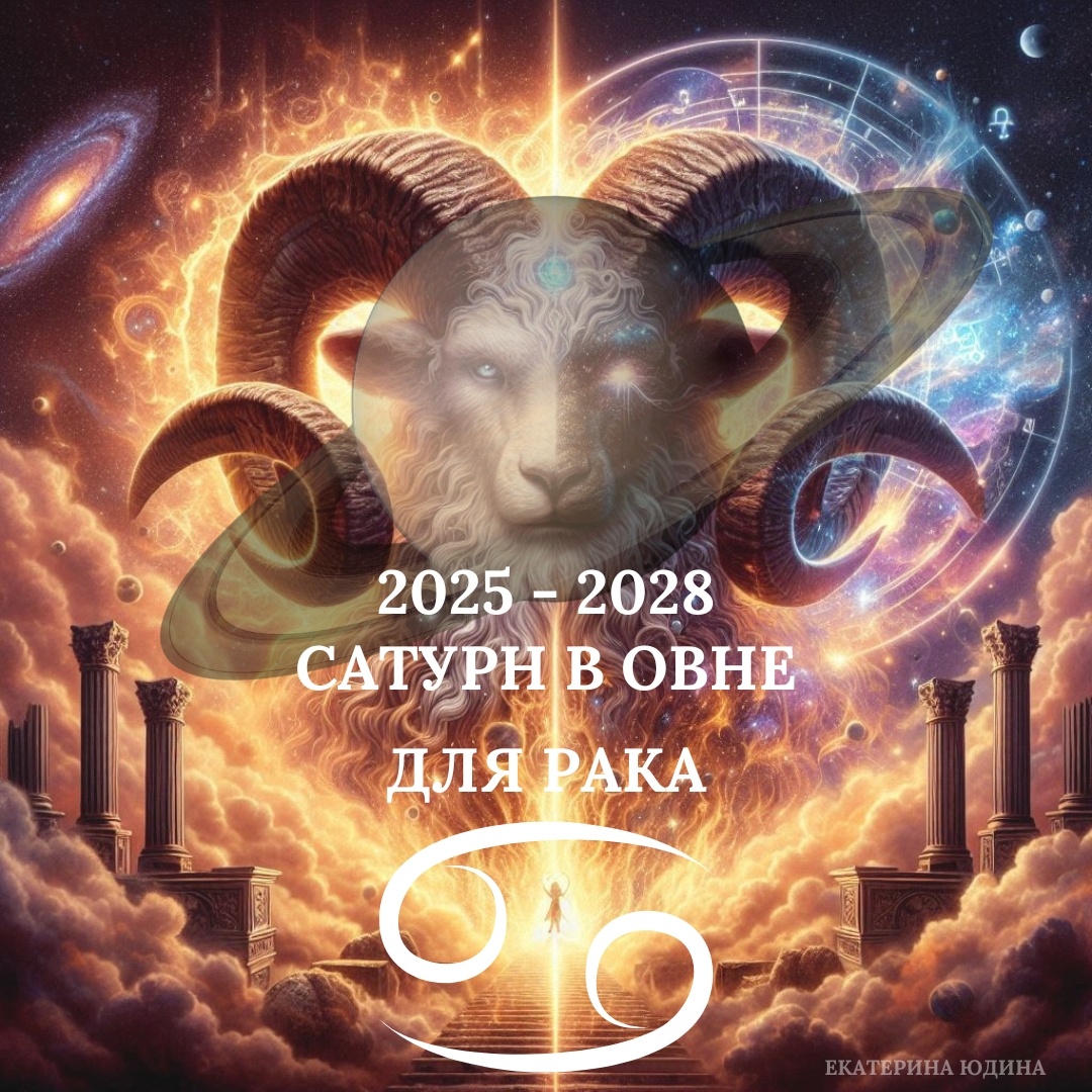 Транзит Сатурна в Овне для Раков 2025-2028. Астролог Екатерина Юдина 