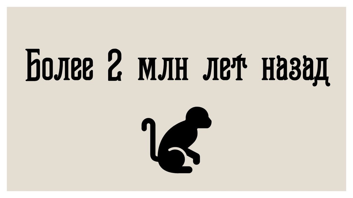 События и термины по теме "Древнейшие люди"