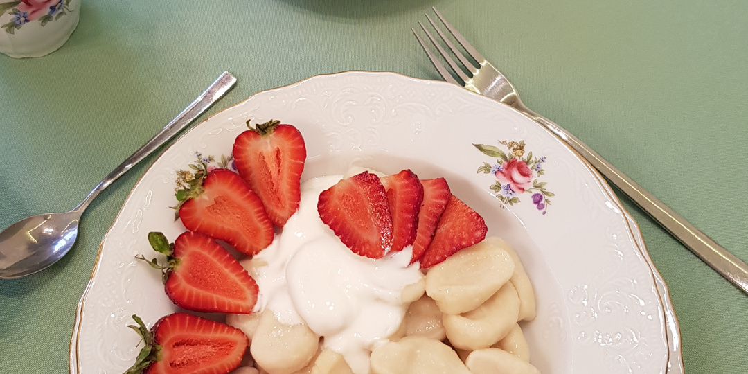 Творожные галушки