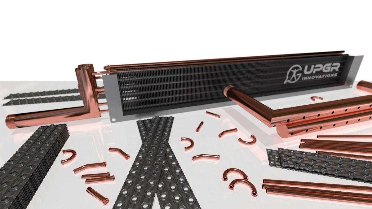 Ремонт теплообменников - теплообменник в разобранном состоянии