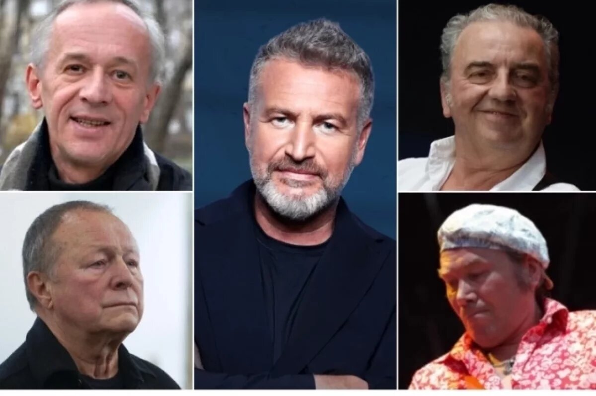    Виктор Косых, Борис Галкин, Леонид Агутин, Владимир Шахрин, Владимир Бегунов.