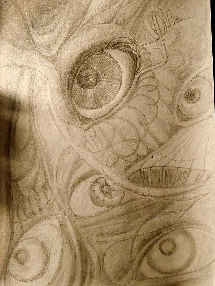 Авторисунок -это рисунок, созданный медиумом в состоянии транса или автоматического письма. Он представляет собой изображение, нарисованное рукой медиума, но контролируемое духом или другим потусторонним существом. Подобные рисунки часто рассматриваются как свидетельства связи с миром духов и используются в различных эзотерических и духовных практиках.Авторисунки используются в различных эзотерических и духовных практиках.