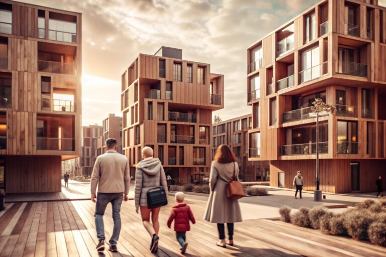    В российских городах начнут строить инновационные деревянные пятиэтажки для молодых семей