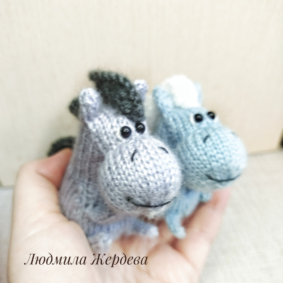 Кони Гаврюши спицами