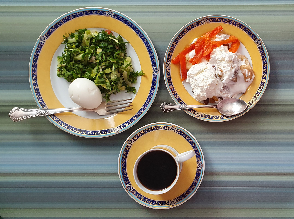 Полезный завтрак. Фото автора.