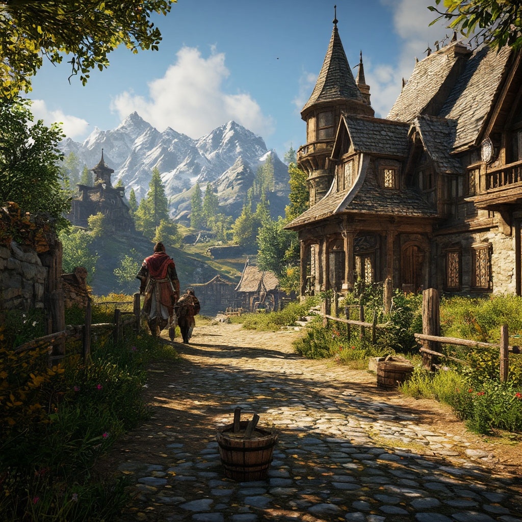 Игровой мир сгенерированный ИИ