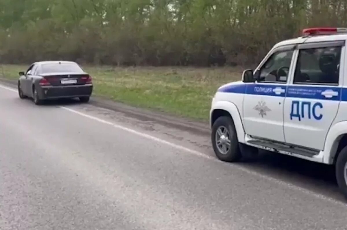    Пьяный водитель BMW пытался скрыться от ГИБДД в Кузбассе