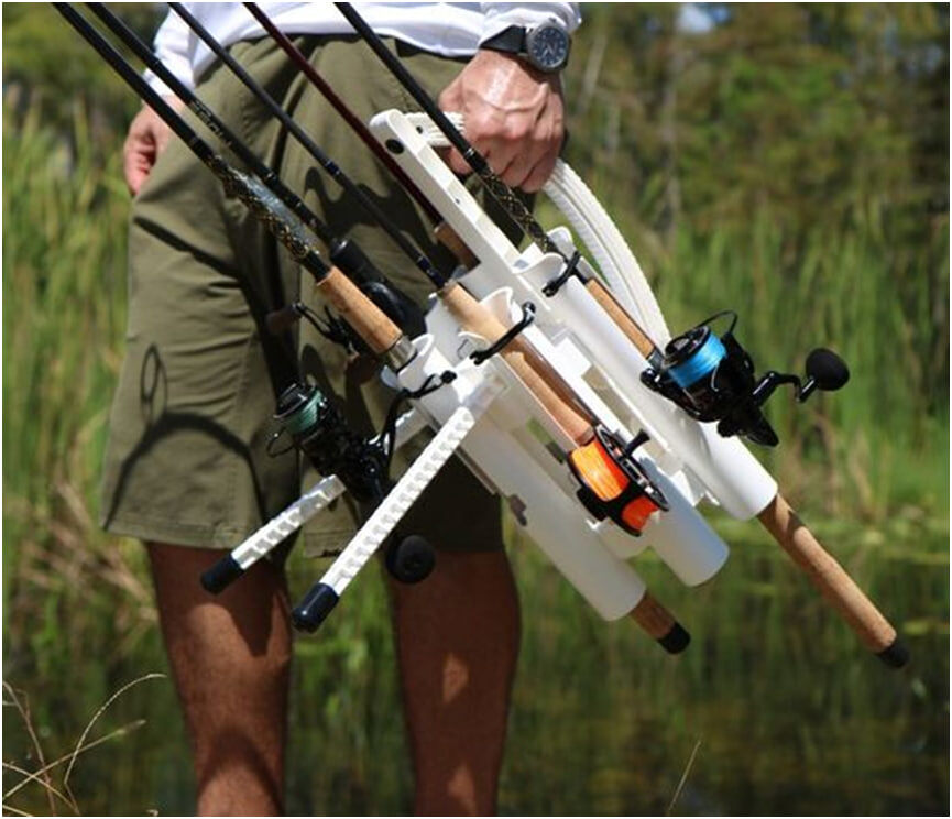 Доставка удочек до места рыбалки, порой очень проблематична. Но выход есть.