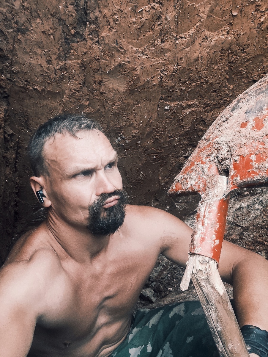 Самым тяжёлым было не рытьё траншеи под водопровод, а не опустить руки в самом начале.