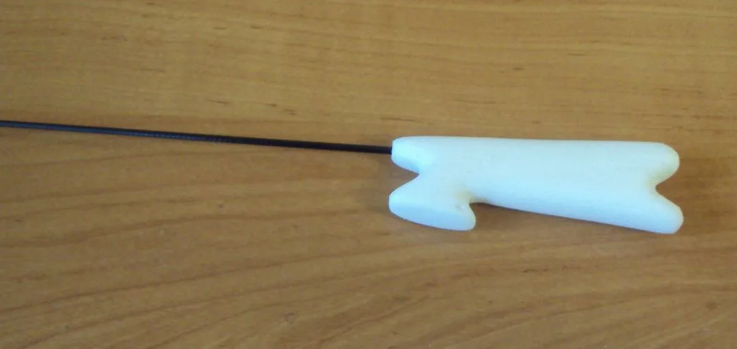 удочка кобылка своими руками, пенопластовая удочка