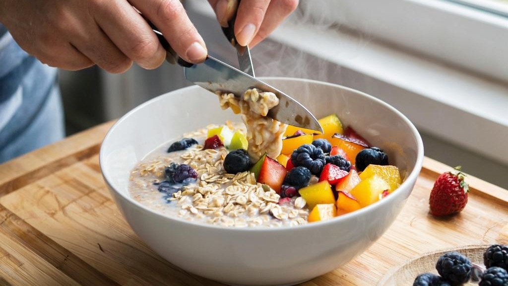 "Завтрак за 5 минут: свежесть, польза и настроение в одной тарелке"
