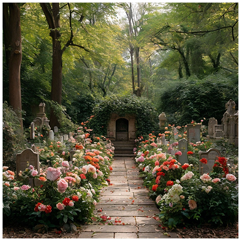 Сгененировано ИИ. мир тишины и покоя.