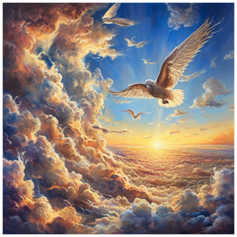 Сгенерировано ИИ-полёт Души .