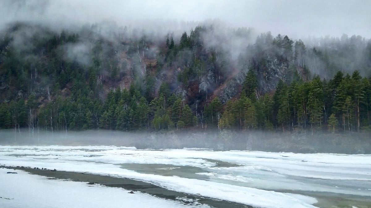 Туман на Катуни.