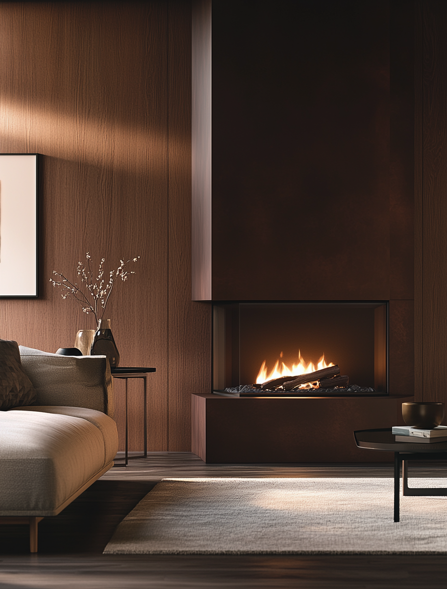    Каминокомплект Аллегро: создайте уют и атмосферу тепла в вашем доме с угловым камином, который вдохновляет и обогревает Kamin