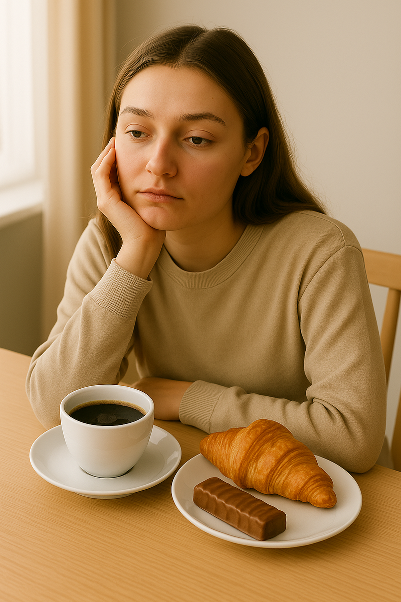 Иногда рука тянется к еде не потому что голодно — а потому что грустно.