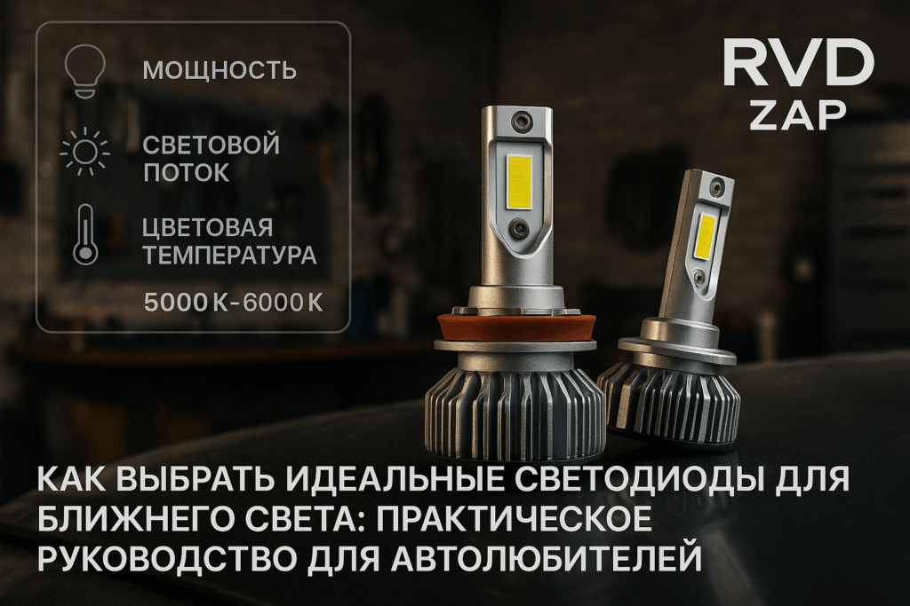    Рекомендации по выбору светодиодов для ближнего света admin