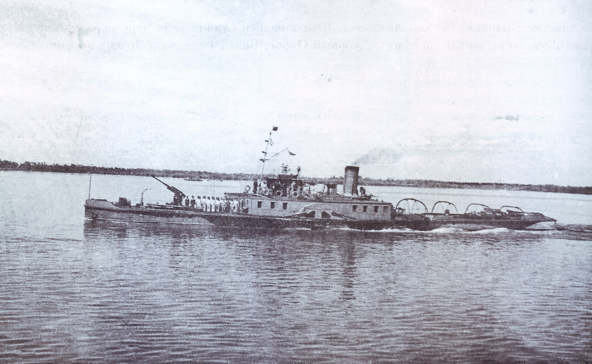Канонерская лодка Чапаев, на которой в великую Отечественную войну служил Александр Стрелков. Фото wiki.net.