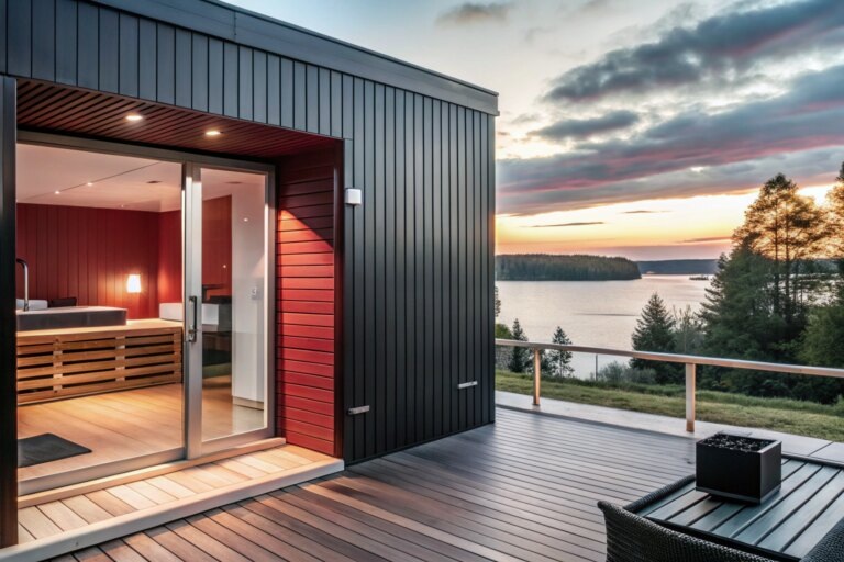    Панорамный дом с баней: как создать уникальное пространство для жизни и отдыха в стиле хай-тек и финской классики