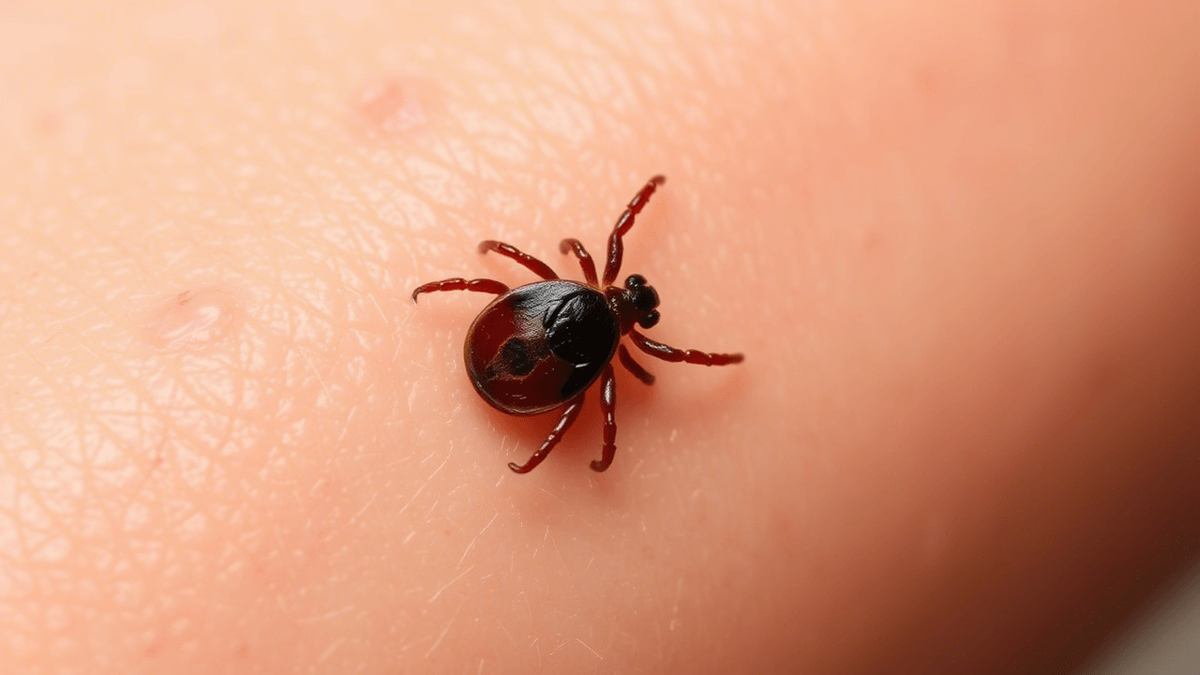    Клеща легко заметить на светлом фоне