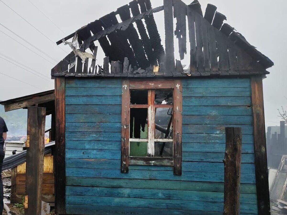    Место происшествия в СНТ "Горный Байкал" в Байкальске© Фото : Прокуратура Иркутской области/ВКонтакте