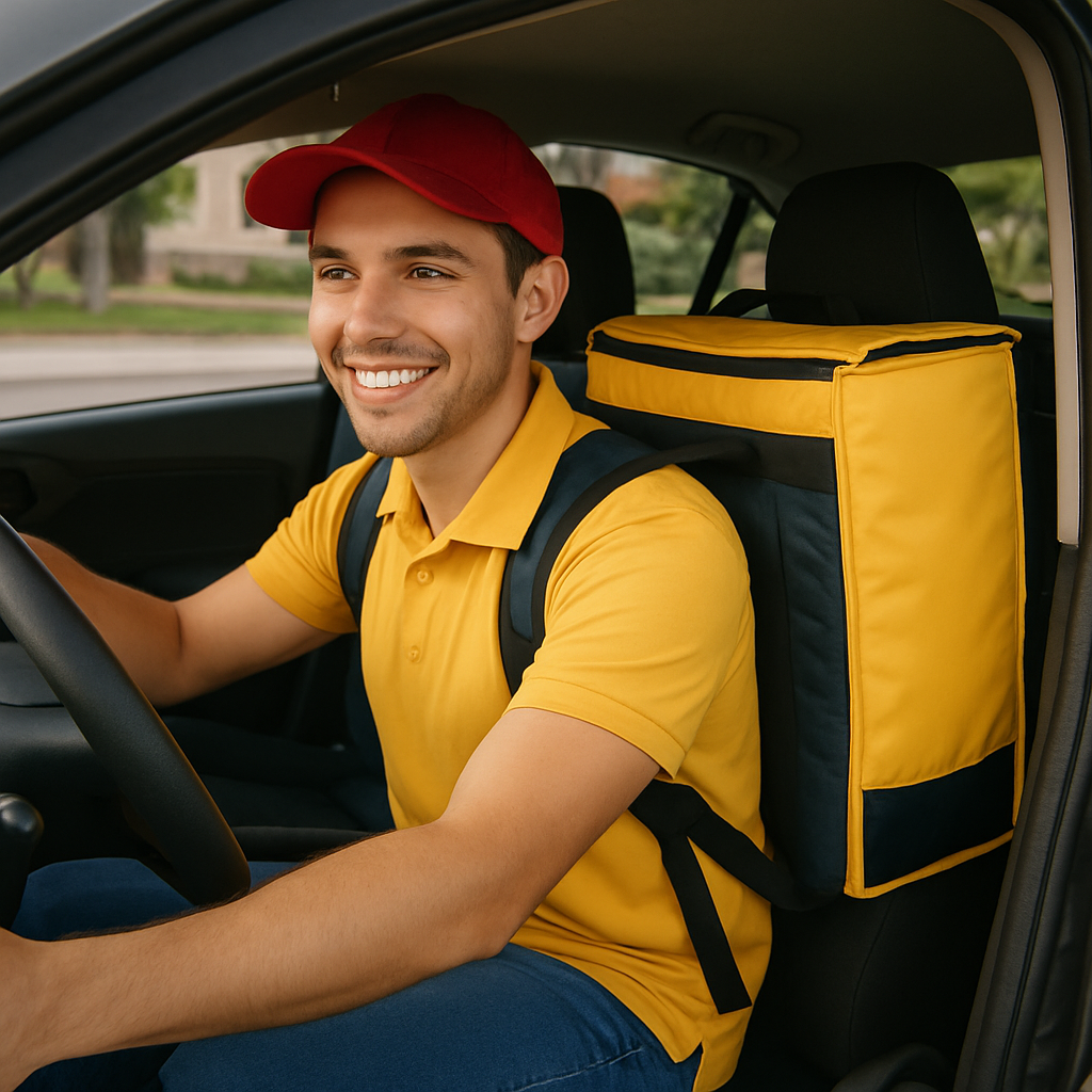 Так ИИ видит курьера