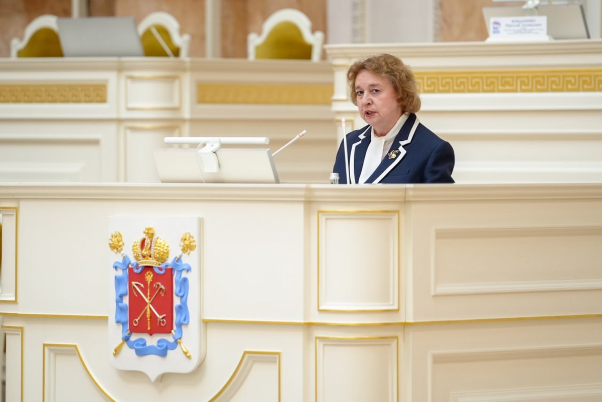 Председатель Общественной палаты Санкт-Петербурга — Ирина Соколова
