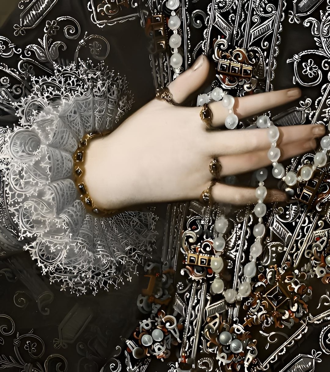 Juan Pantoja de la Cruz Portrait of Doña Ana de Velasco y Girón, Duchess of Braganza; 1603 Private collection (Colección Alicia Koplowitz-Grupo Omega Capital)