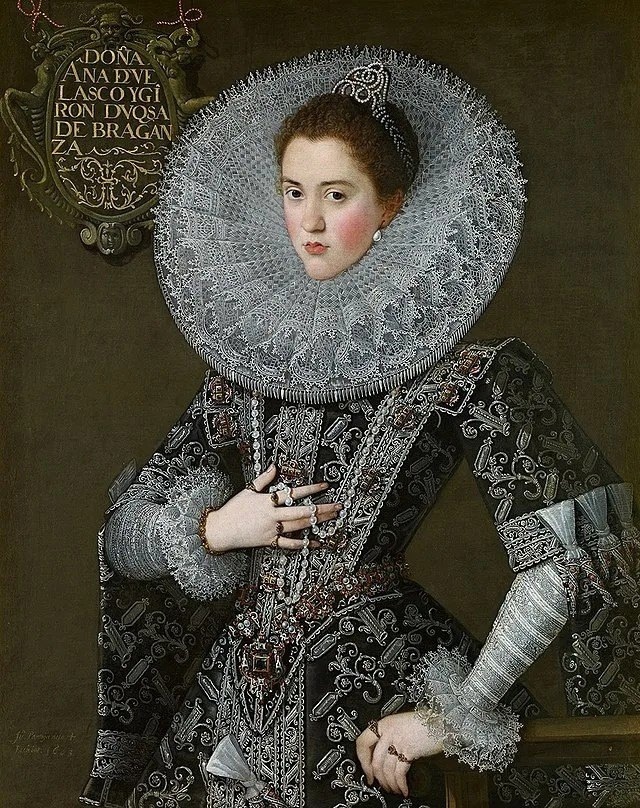 Juan Pantoja de la Cruz Portrait of Doña Ana de Velasco y Girón, Duchess of Braganza; 1603 Private collection (Colección Alicia Koplowitz-Grupo Omega Capital)