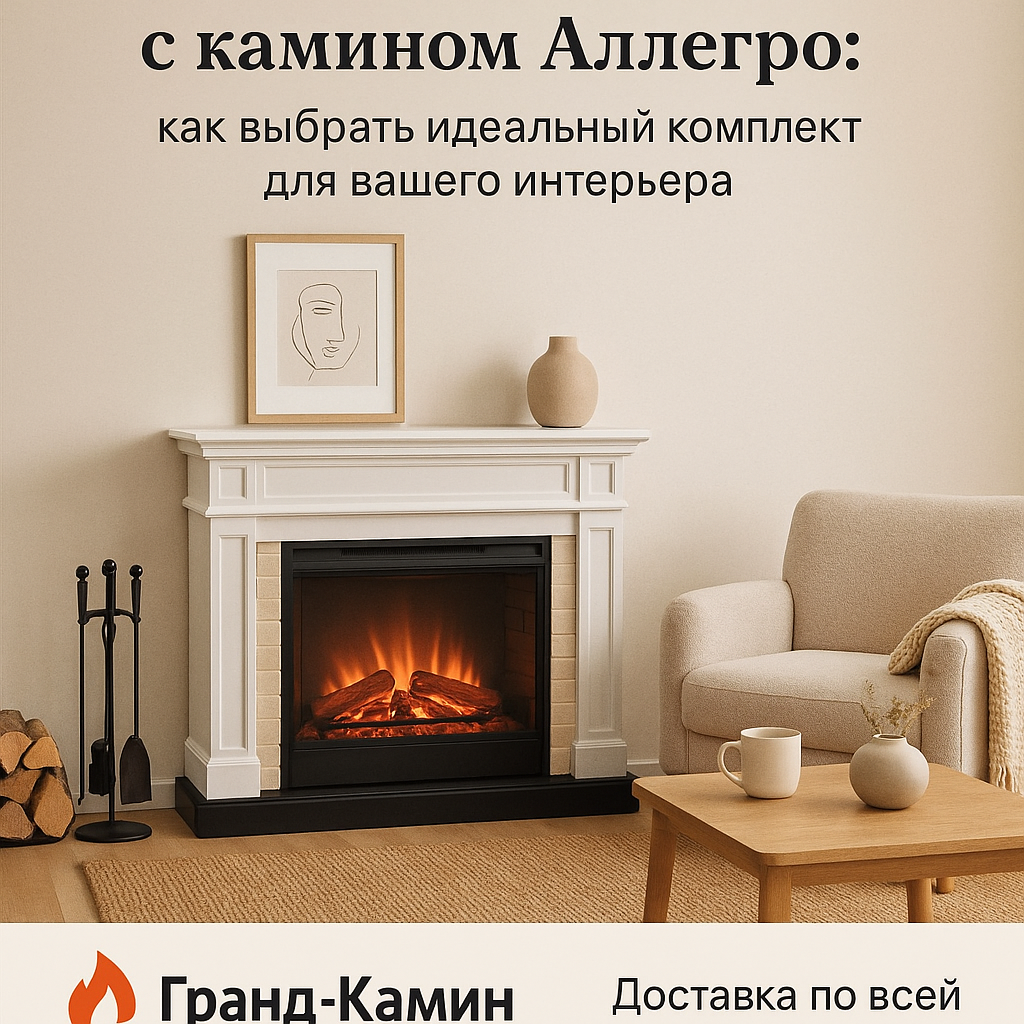    Создайте уют в доме с камином Аллегро: как выбрать идеальный комплект для вашего интерьера Kamin