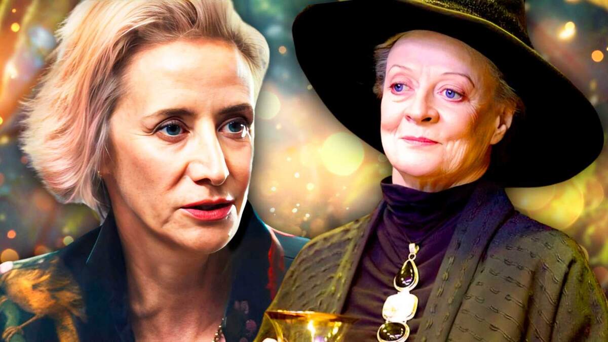 Джанет Мактир - Минерва Макгонагалл (коллаж screenrant.com).