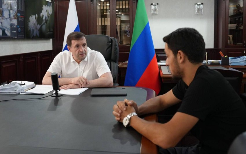 Глава г.Хасавюрт Корголи Корголиев и Канан Фараджли