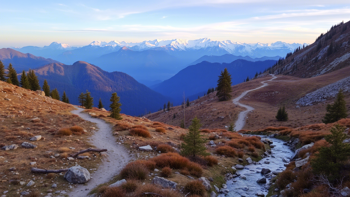 Горные маршруты предлагают уникальные возможности для активного отдыха.